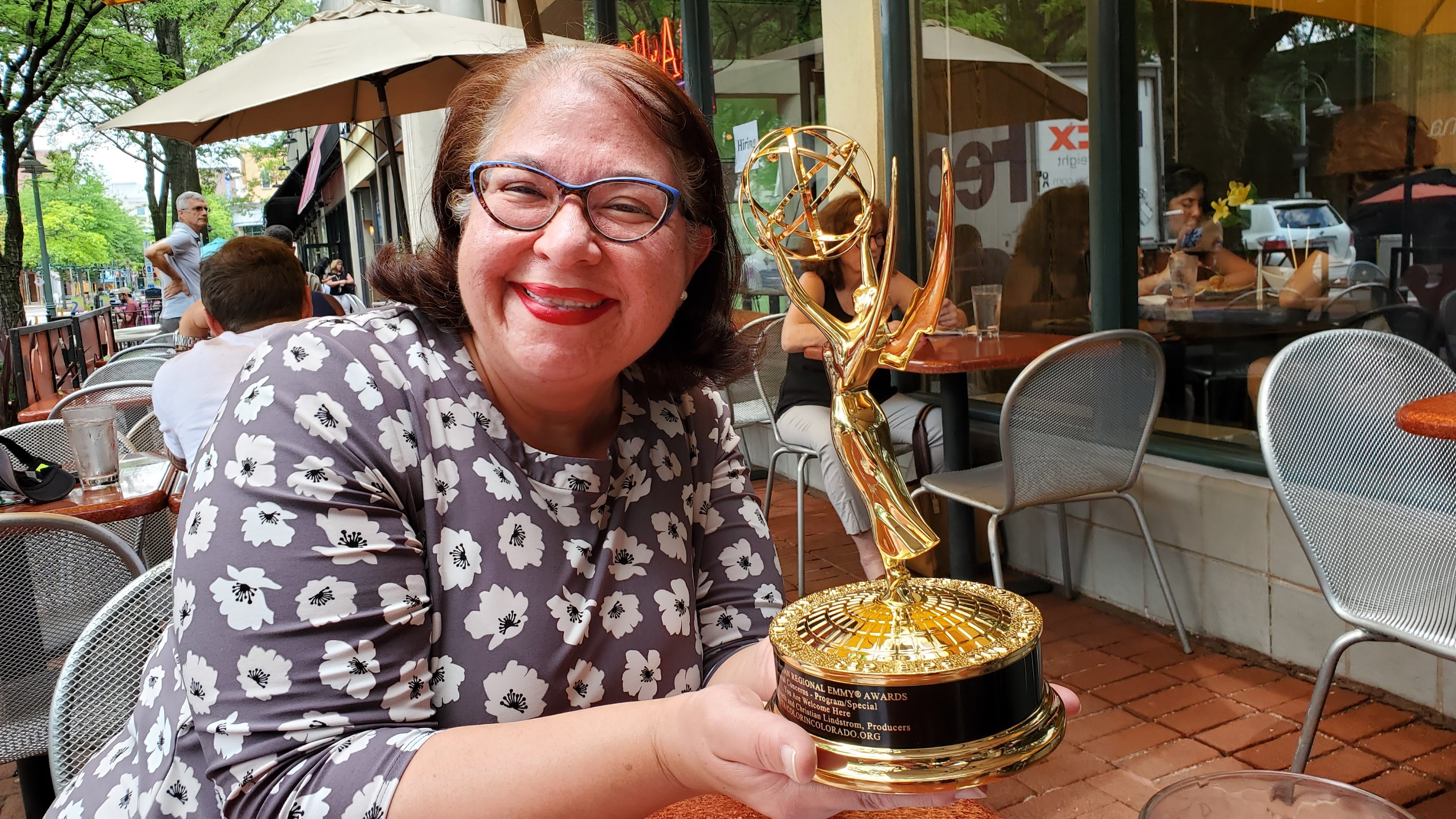 Giselle Lundy-Ponce with Emmy