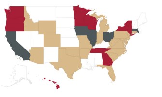 Participating States as of 2014. Source: edTPA website.