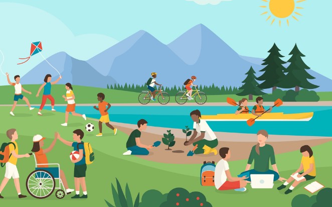 Summer camp activities