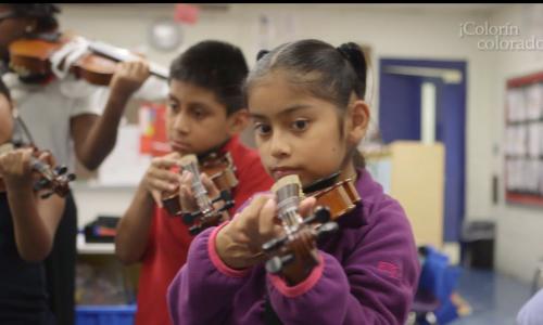 Teaching ELLs in Specials and School Clubs: Tips for Educators Girl playing a violin