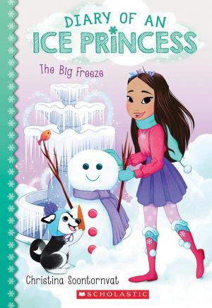 Ice Princess making a snowman