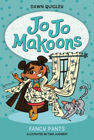 Illustration of Jo J Makoons wrapper in a curtain