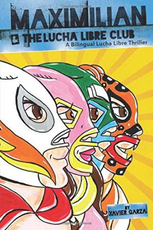 Illustration of lucha libre fighters in masks