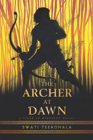 Shadow of an archer in the forest