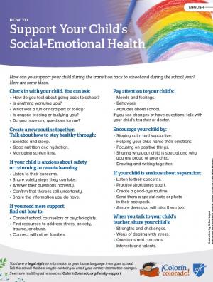 How to Support Your Child’s Social-Emotional Health: 8 Tips for Families