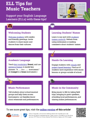 ELL Tips for Music Teachers