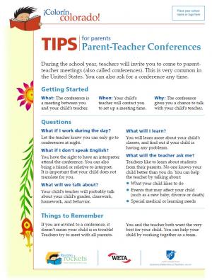 conferences teacher parent tips parents teachers invite conference school ask during year guide colorado meetings come