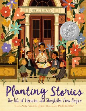 Pura Belpre surrounded by stories