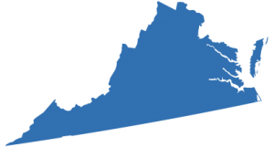 Map of Virginia