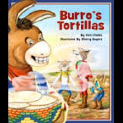 Burro's Tortillas Illustration of Burro making tortillas