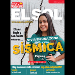 El Sol Young woman near cracked rock