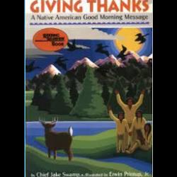 Giving Thanks Painting of wilderness scene