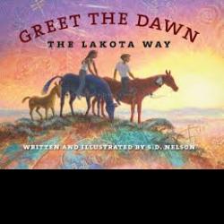 Lakota riders on horses