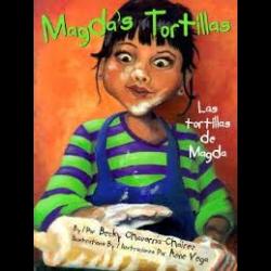 Magda's Tortillas Girl with rolling pin