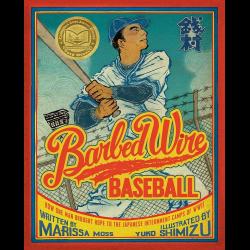 Barbed Wire Baseball: How One Man Brought Hope to the Japanese Internment Camps of WWII Baseball player in front of barbed wire