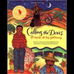 Calling the Doves Illustration of young boy and his migrant family