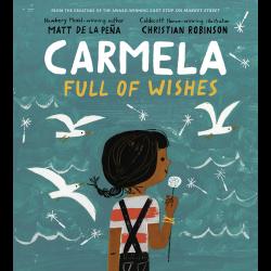 Carmela Full of Wishes Young girl making a wish on a dandelion