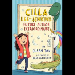 Cilla Lee-Jenkins: Future Author Extraordinaire Young girl with unicorn