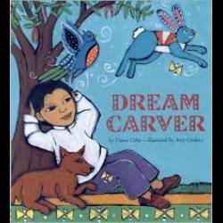 Dream Carver Young person leaning back against a tree