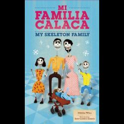 Mi Familia Calaca: A Mexican Folk Art Family in English and Spanish Photo of skeleton statues