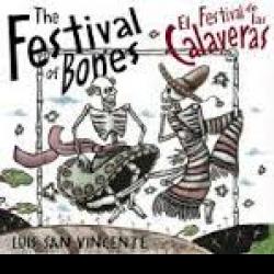 The Festival of Bones Cartoons of skeletons dancing
