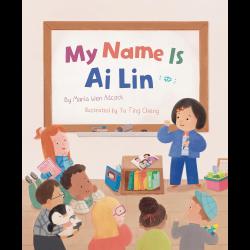 Girl in front of her class