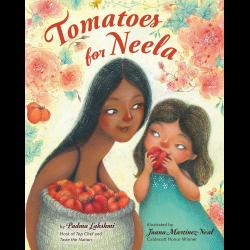 Tomatoes for Neela Young girl cooking tomatoes with her mother
