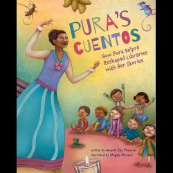 Pura Belpre telling children a story
