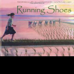 Running Shoes Girl running on a pier