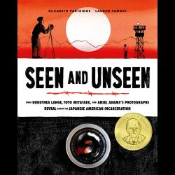 Seen and Unseen: What Dorothea Lange, Toyo Miyatake, and Ansel Adams’s Photographs Reveal About the Japanese American Incarceration Photo of watchtower, barbed wire, and camera