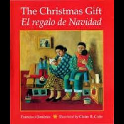 The Christmas Gift Illustration of family holding children