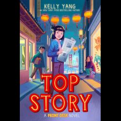 Top Story Girl with newspaper