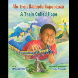 Un tren llamado Esperanza/ A Train Called Hope Boy with a train in front of mountains