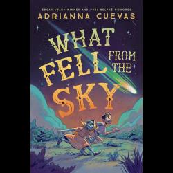 Lights falling from the sky as two children run