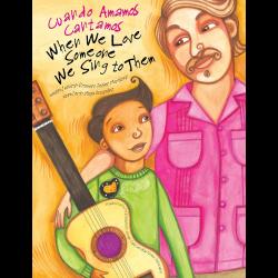 Boy with his father and guitar