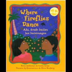 Where Fireflies Dance Two children with fireflies