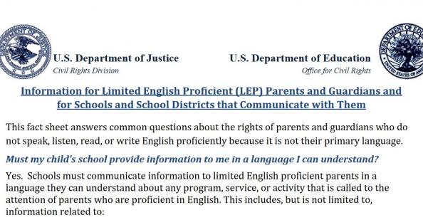 Fact Sheet for ELL Families