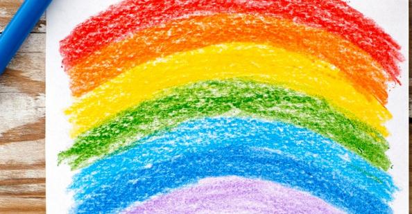 Child's Illustration of Rainbow