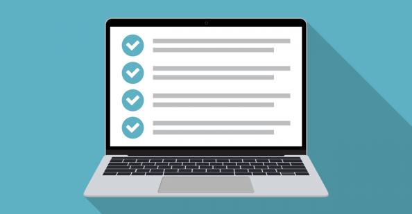 Illustration of laptop