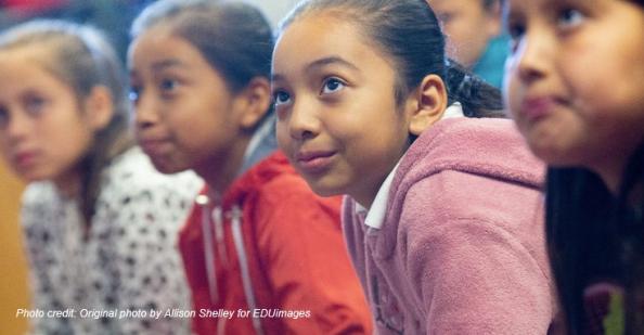 Students listening to teacher