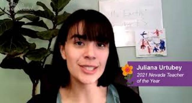Juliana Urtubey, 2021 National Teacher of the Year