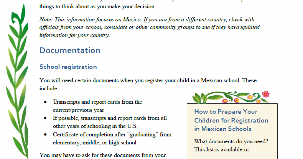 Parent Tips: Making a Decision About Returning to Your Home Country ...
